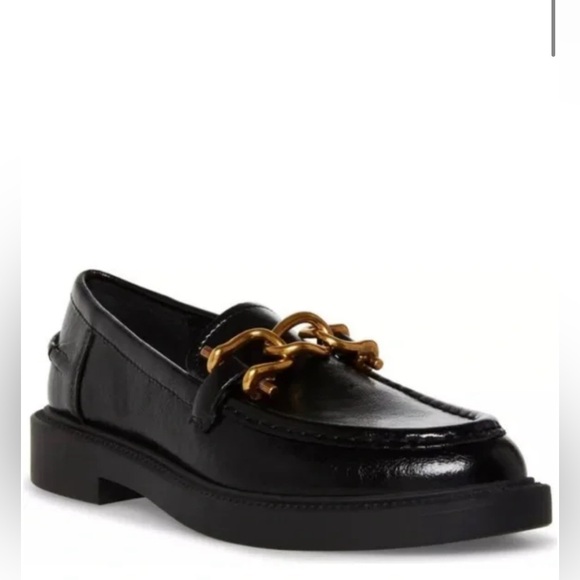 Steve Madden Shoes - Steve Madden Karmine Loafer in Black Leather